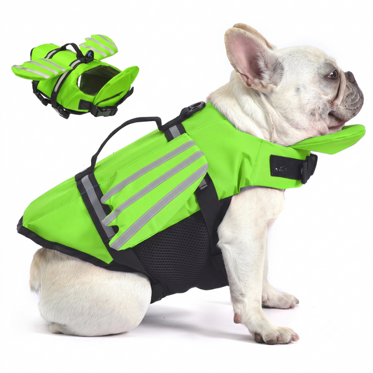 Chaleco Salvavidas para Perro con Flotador de Barbilla